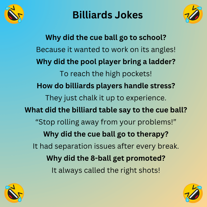 Billiards Jokes