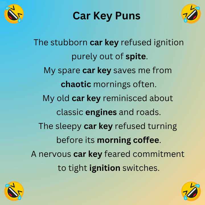 Car Key Puns