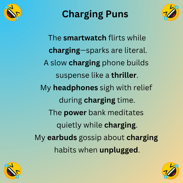 Charging Puns