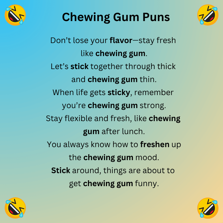 Chewing Gum Puns