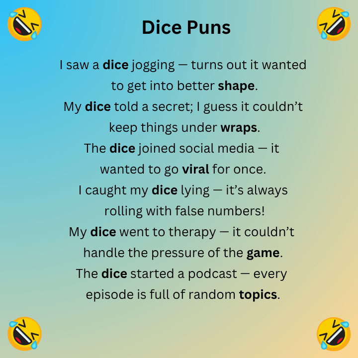 Dice Puns