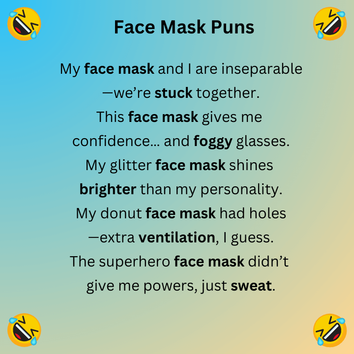 Face Mask Puns