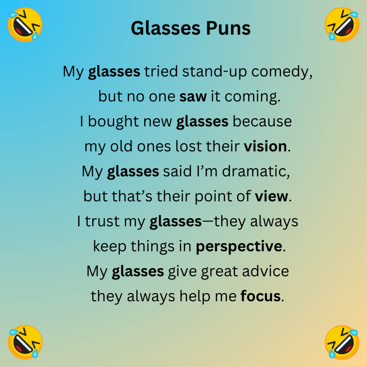 Glasses Puns