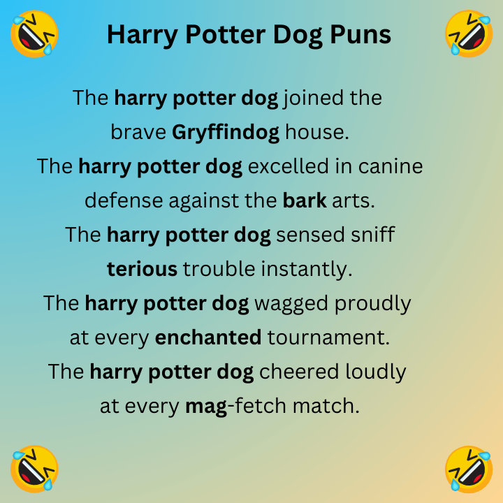 Harry Potter Dog Puns