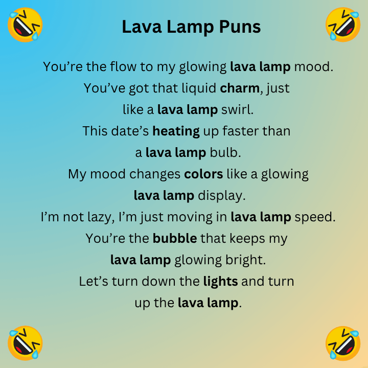Lava Lamp Puns
