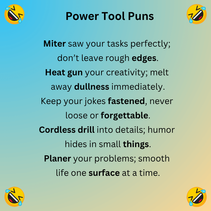 Power Tool Puns
