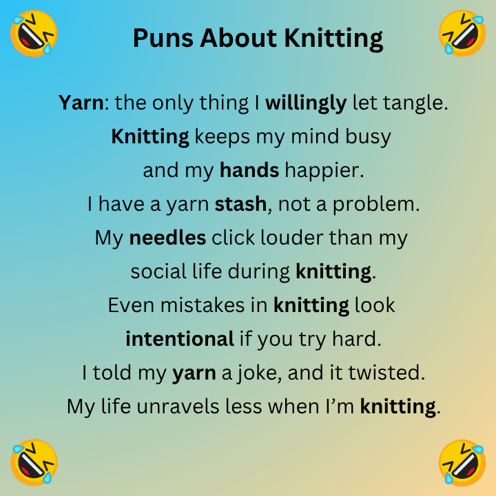 Puns About Knitting