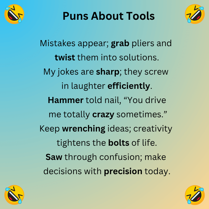 Puns About Tools