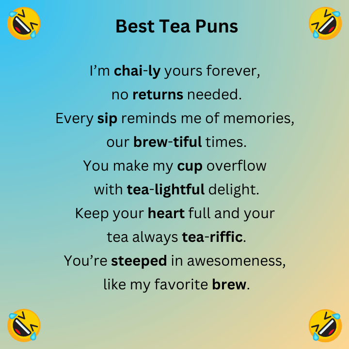 Best Tea Puns
