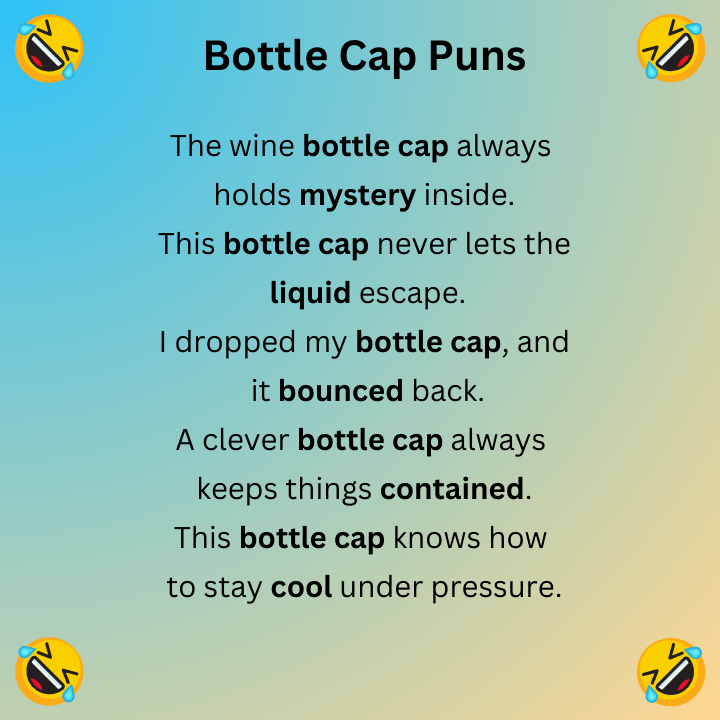 Bottle Cap Puns