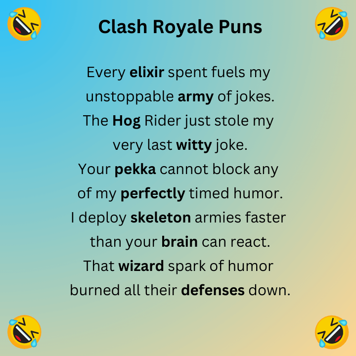 Clash Royale Puns