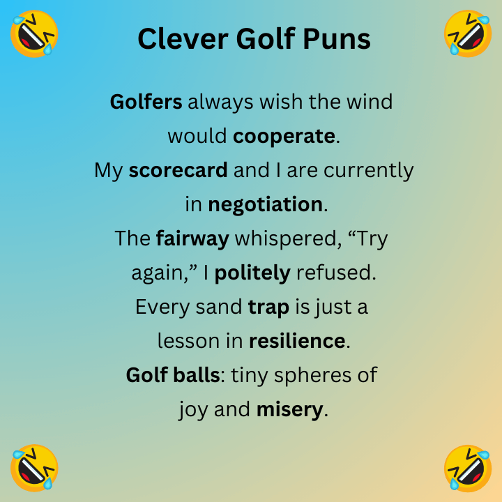 Clever Golf Puns