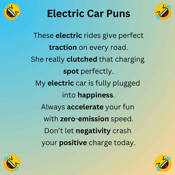 Electric Car Puns