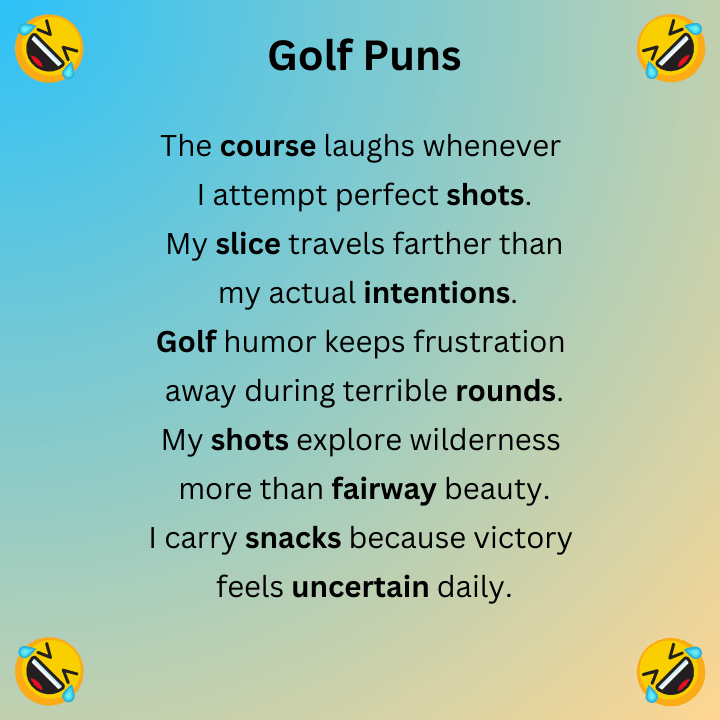 Golf Puns