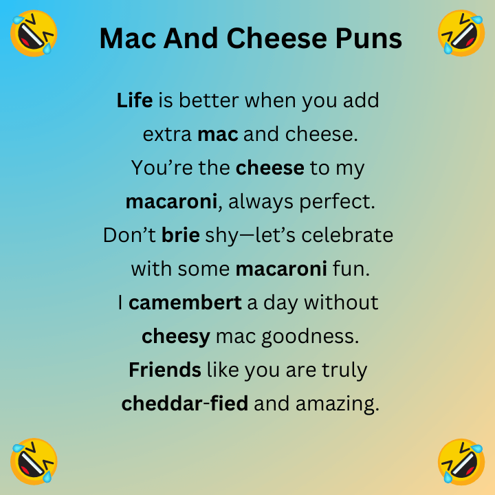 Mac And Cheese Puns