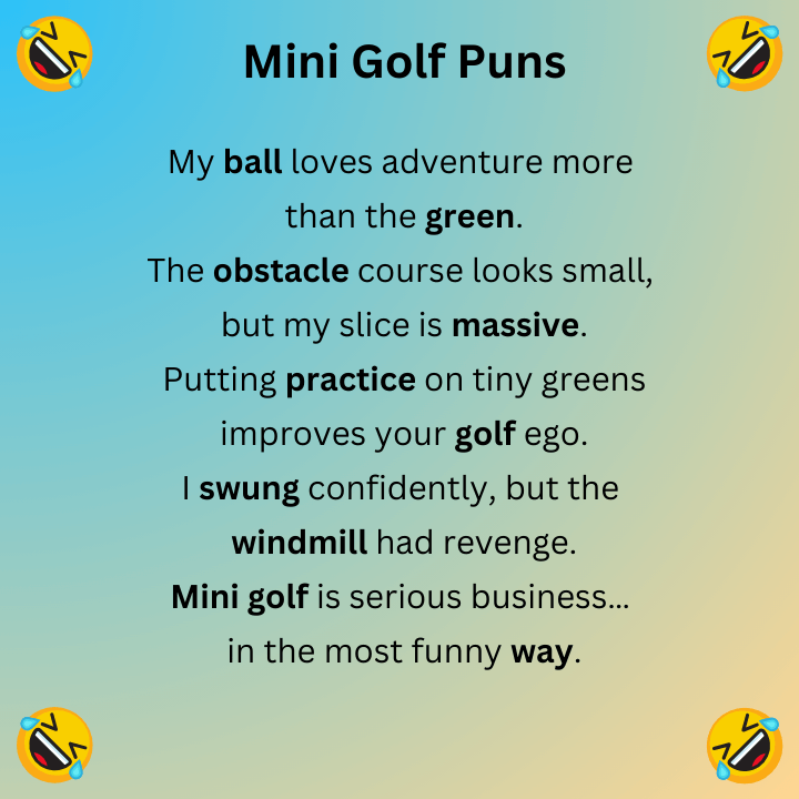 Mini Golf Puns