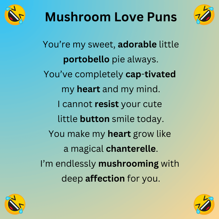 Mushroom Love Puns