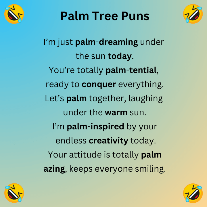Palm Tree Puns