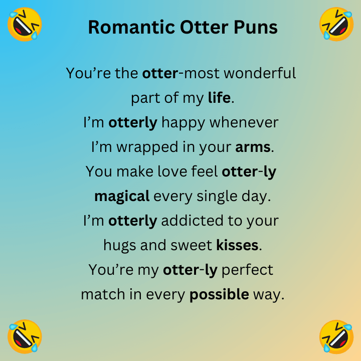 Romantic Otter Puns