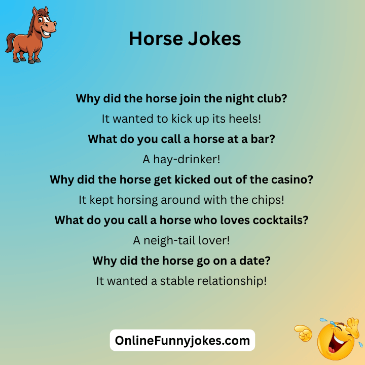 Adult Horse Jokes