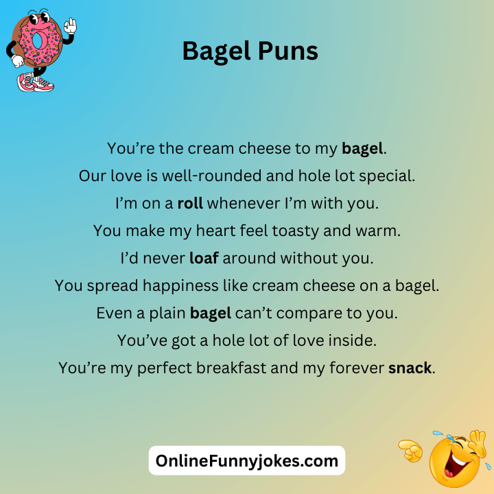 Bagel Puns Love