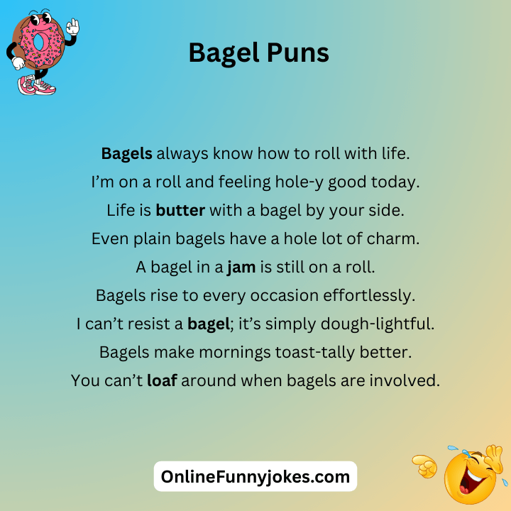 Bagel Puns One Liners