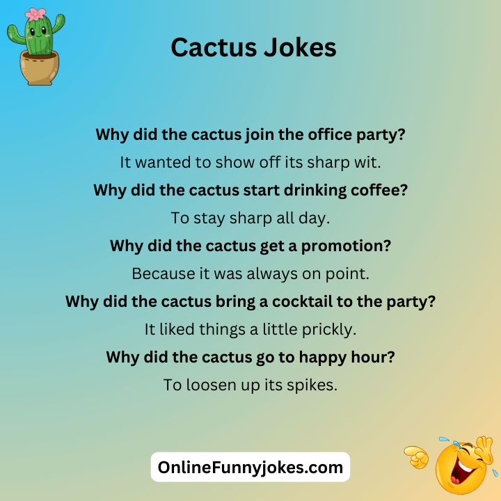 Cactus Jokes For Adults