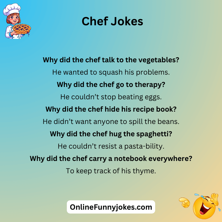Chef Jokes One Liners