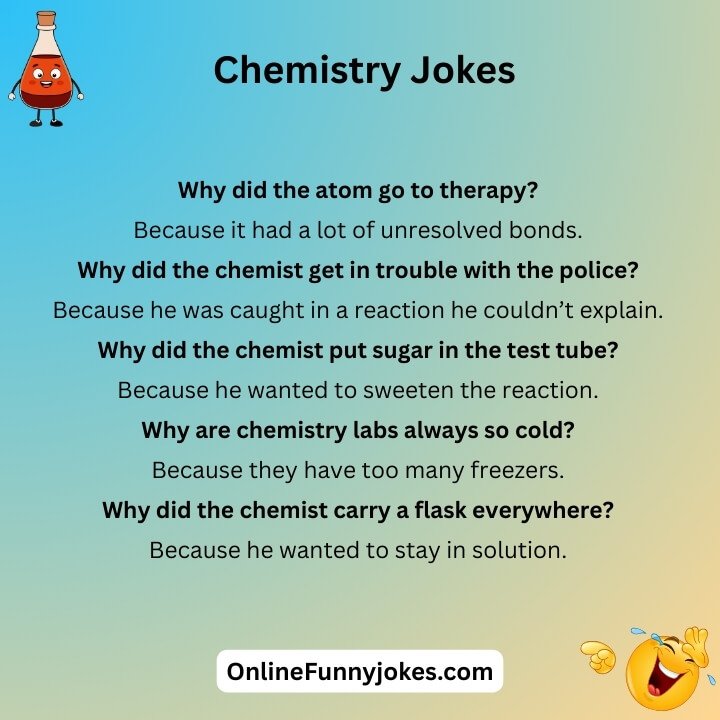 Chemistry Funny Jokes