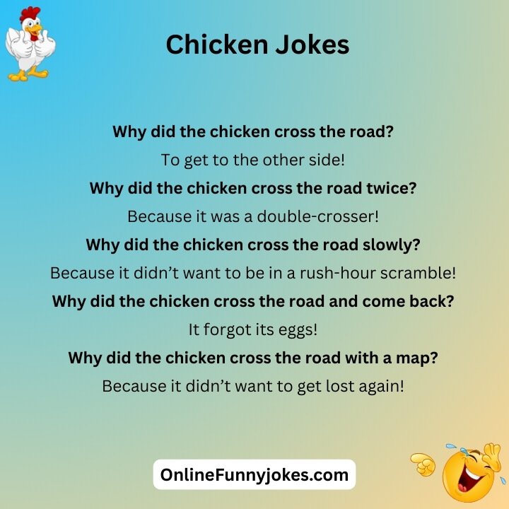 Chicken Cross Road Jokes