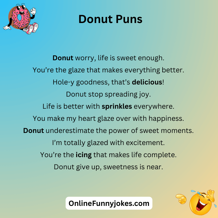 Clever Donut Puns