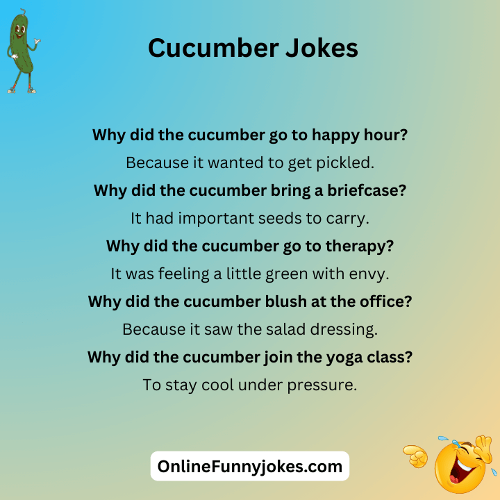 Cucumber Jokes For Adults