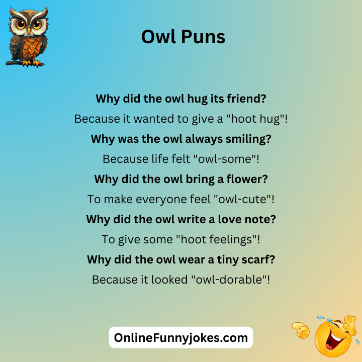 Cute Owl Puns