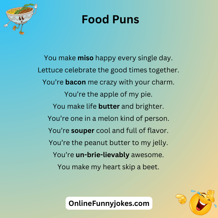 Food Puns Funny