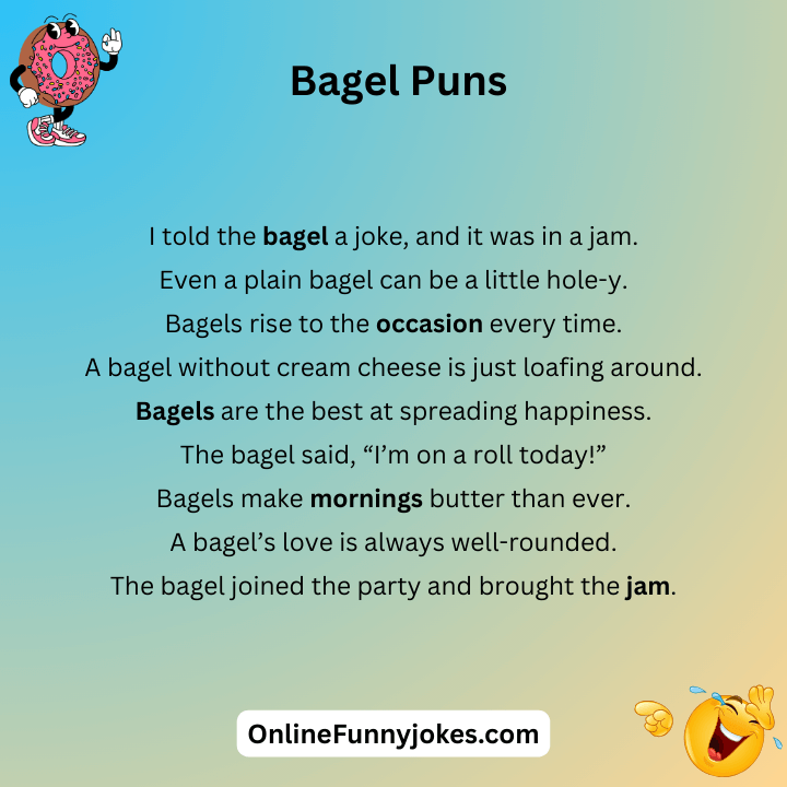 Funny Bagel Puns