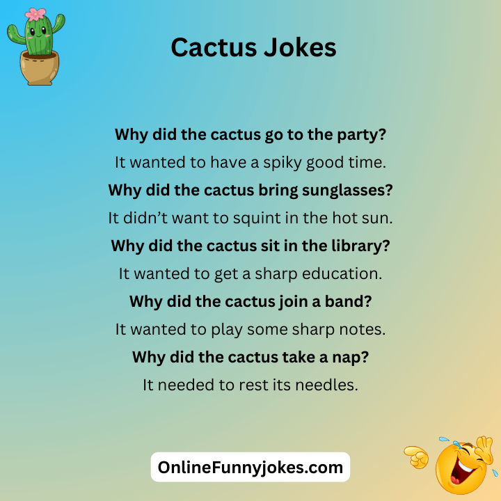 Funny Cactus Jokes