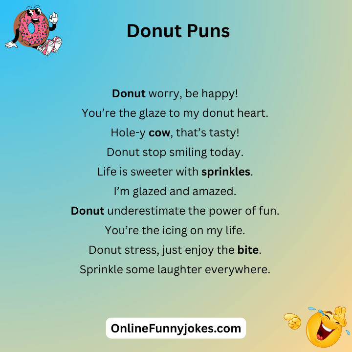 Funny Donut Puns