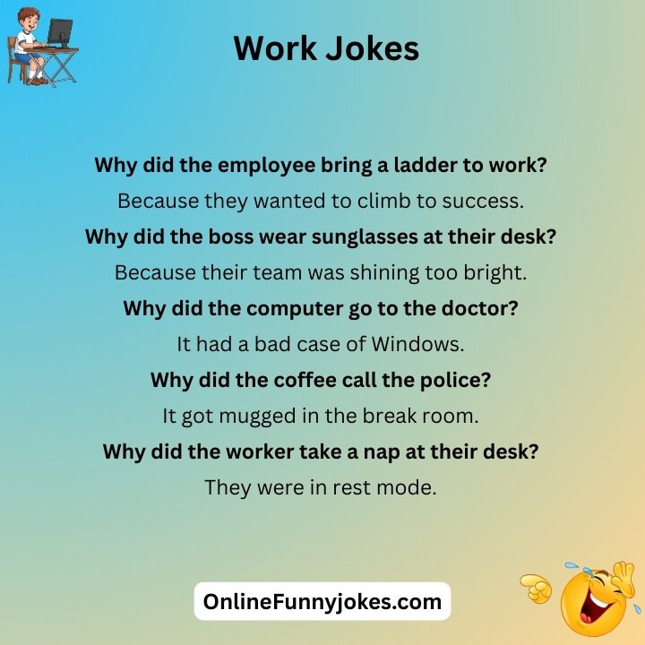Funny Work Jokes