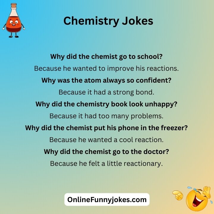 Hilarious Chemistry Jokes