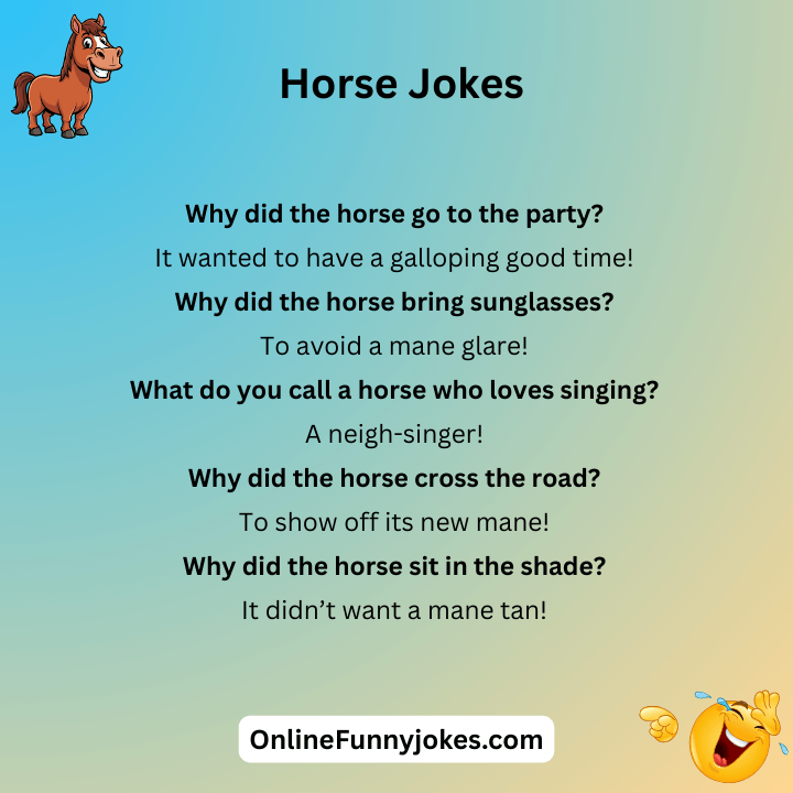 Horse Jokes One Liners