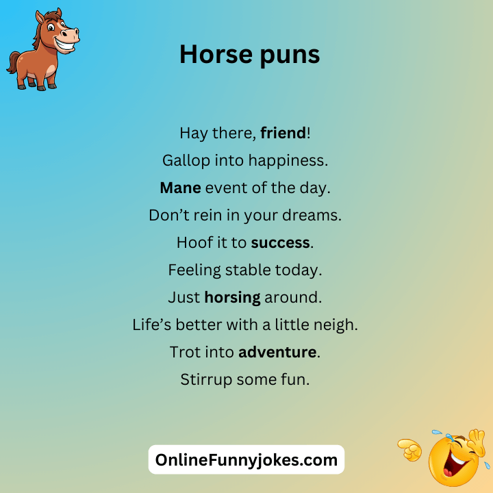 Horse Puns