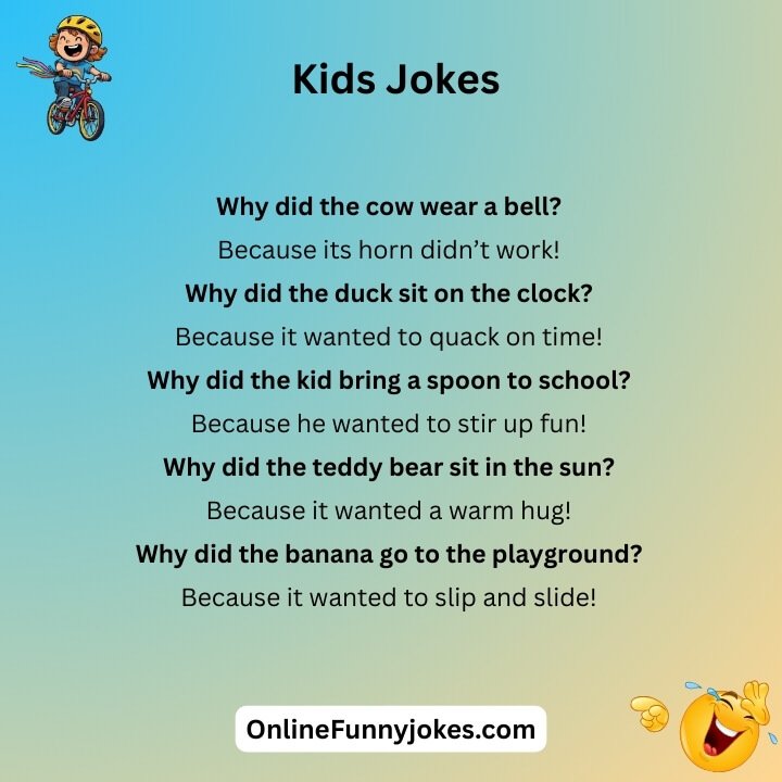 Jokes For 4 Year Olds