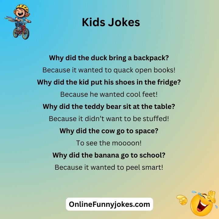 Jokes For 5 Year Olds