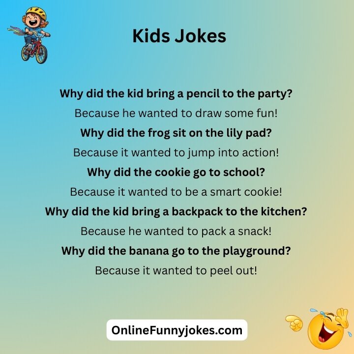 Jokes For 6 7 Year Olds