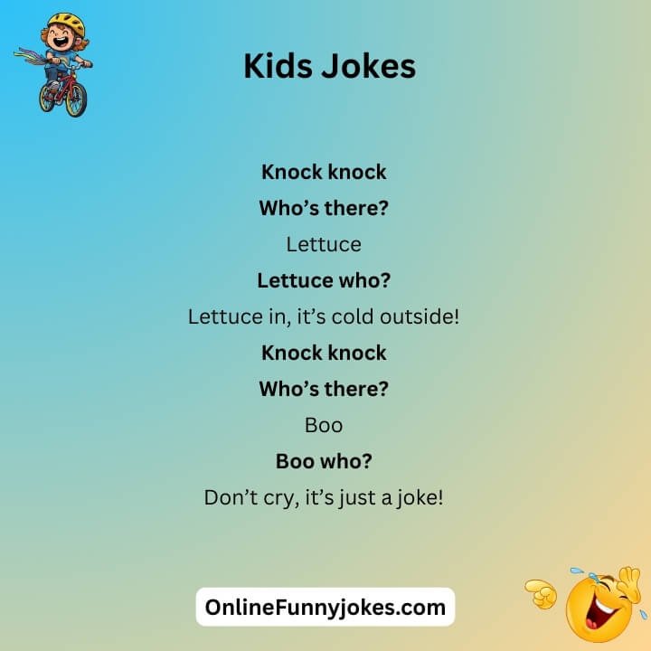 Knock Knock Jokes For 5 Year Olds