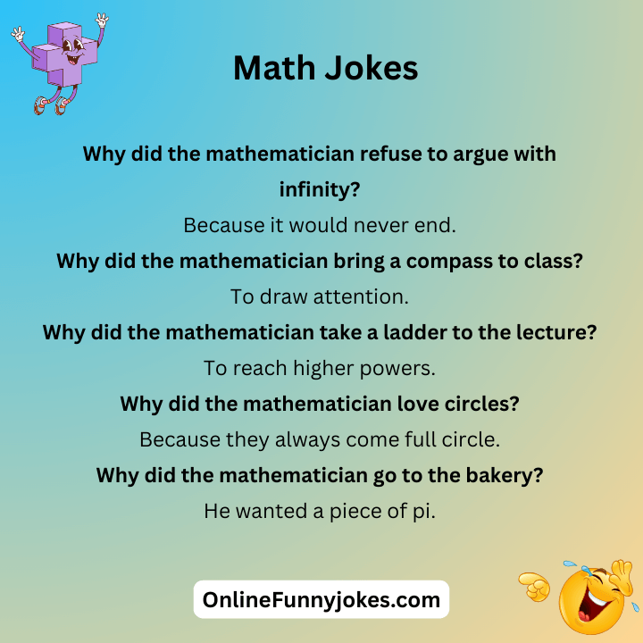 Math Jokes For Mathematicians