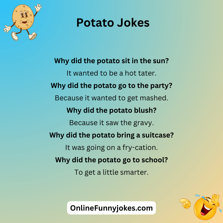 Potato Jokes One Liners