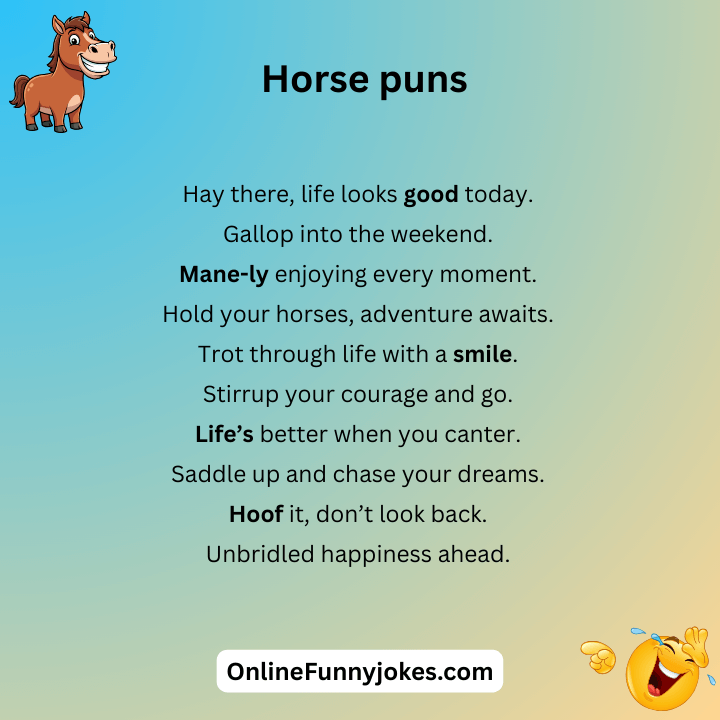 Puns With Horses