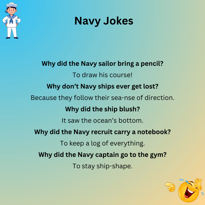 Short Clean Navy Jokes