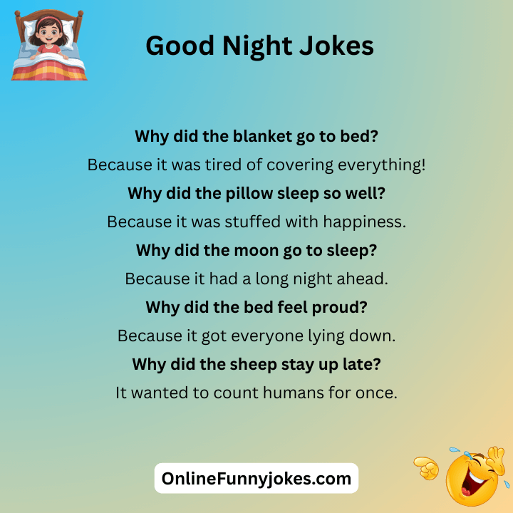 Short Good Night Jokes